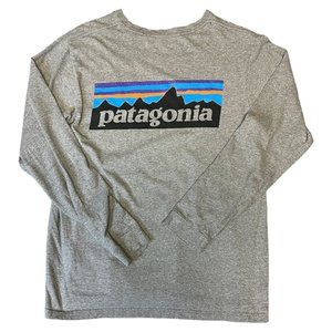 Patagonia Shirt Mens Small Long Sleeve Gray Outdoors Hiking